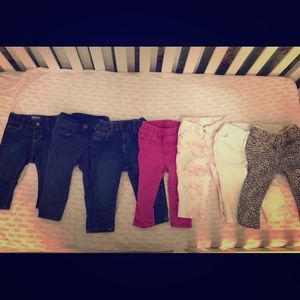 SEVEN pairs of baby jeans! Sold in pristine lot.